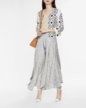 Váy Bút Chì Nữ Eyelet