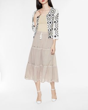 Váy Bút Chì Nữ Eyelet